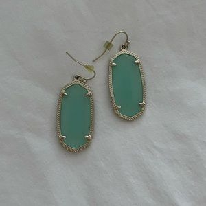 Kendra Scott Elle Drop Earrings Chalcedony